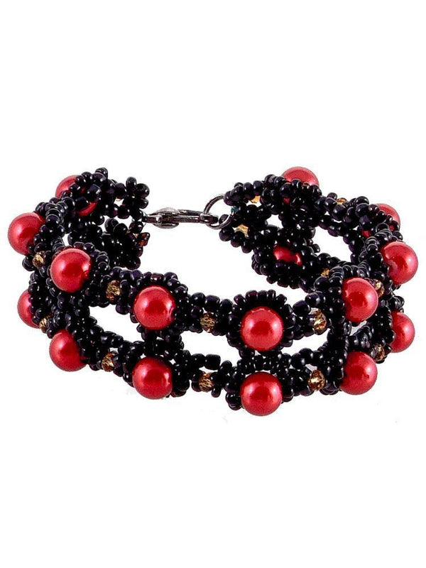 Bratara din margele si perle  Liza Panait Liza Panait Online Boutique